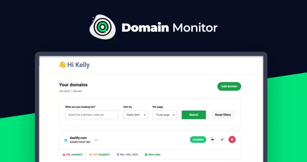 Domain Monitor Lifetime Deal Overview
