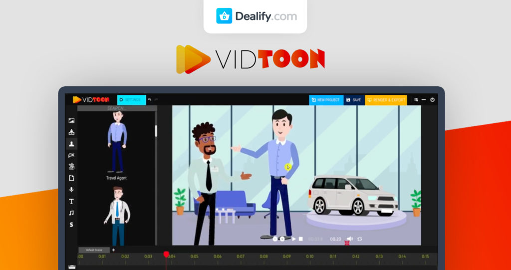 Vidtoon Video Animation Software Lifetime Deal - $49 - Dealify Exclusive  Deal